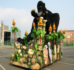 遊樂園藤椅